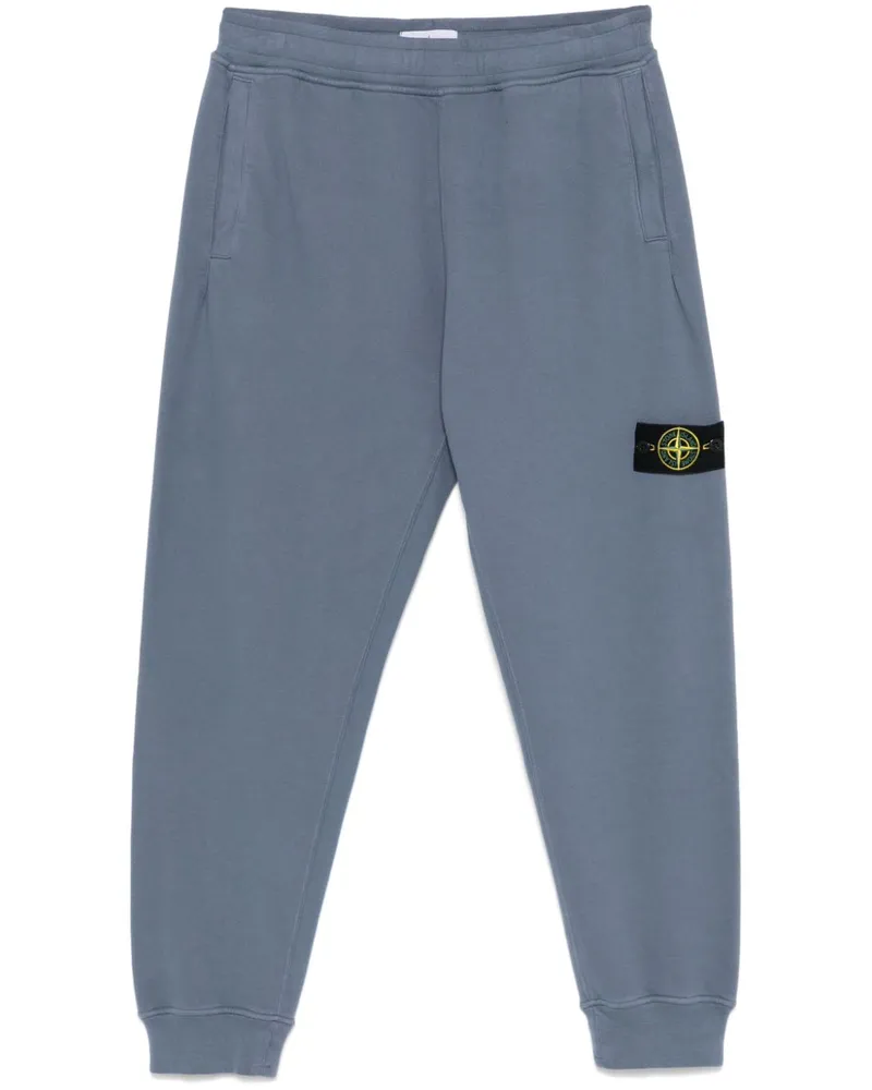 Stone Island Jogginghose mit Kompass-Patch - Blau Blau