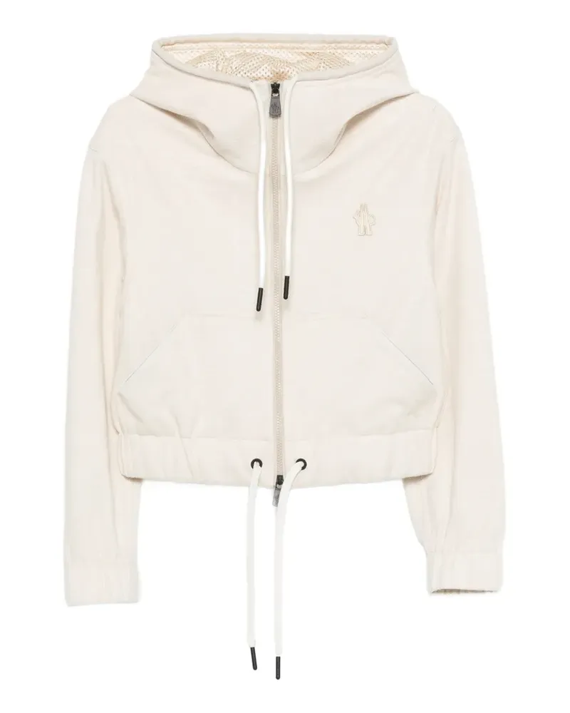 Moncler zip-up hoodie - Nude Nude