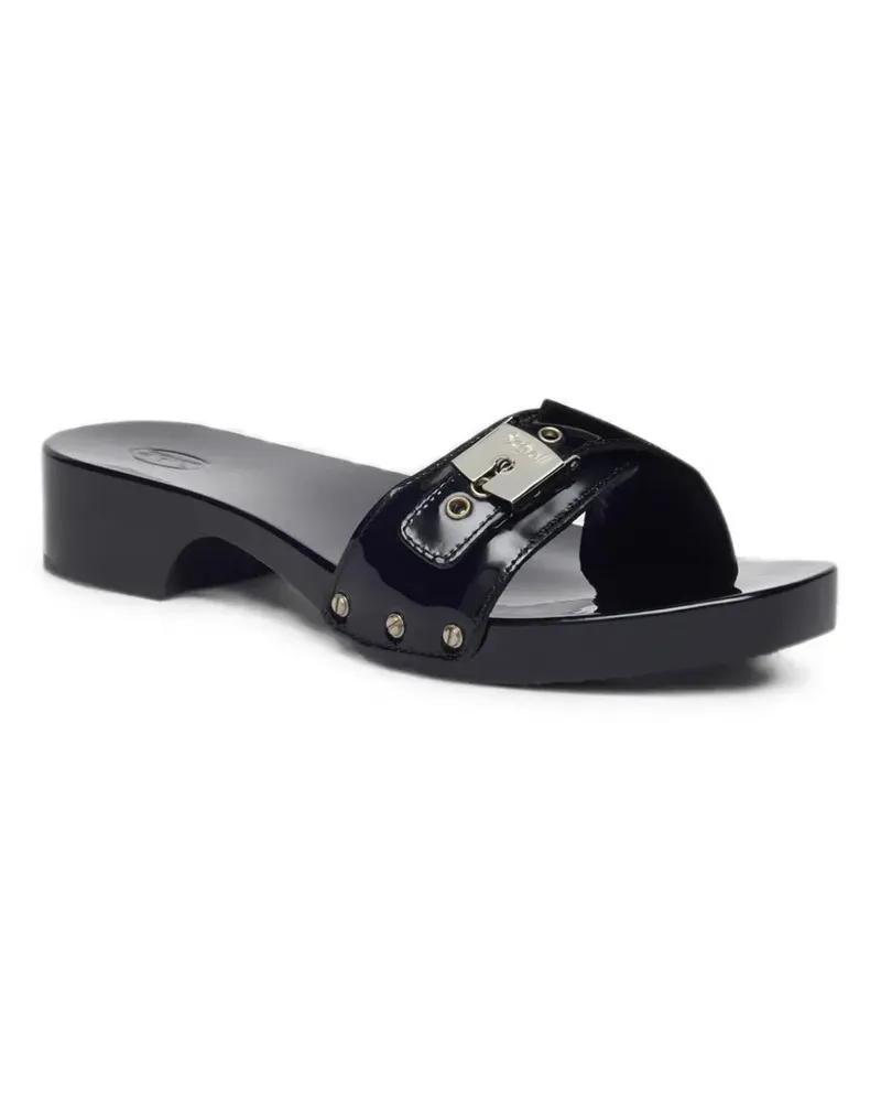 Scholl Pescura patent-leather sandals - Schwarz Schwarz
