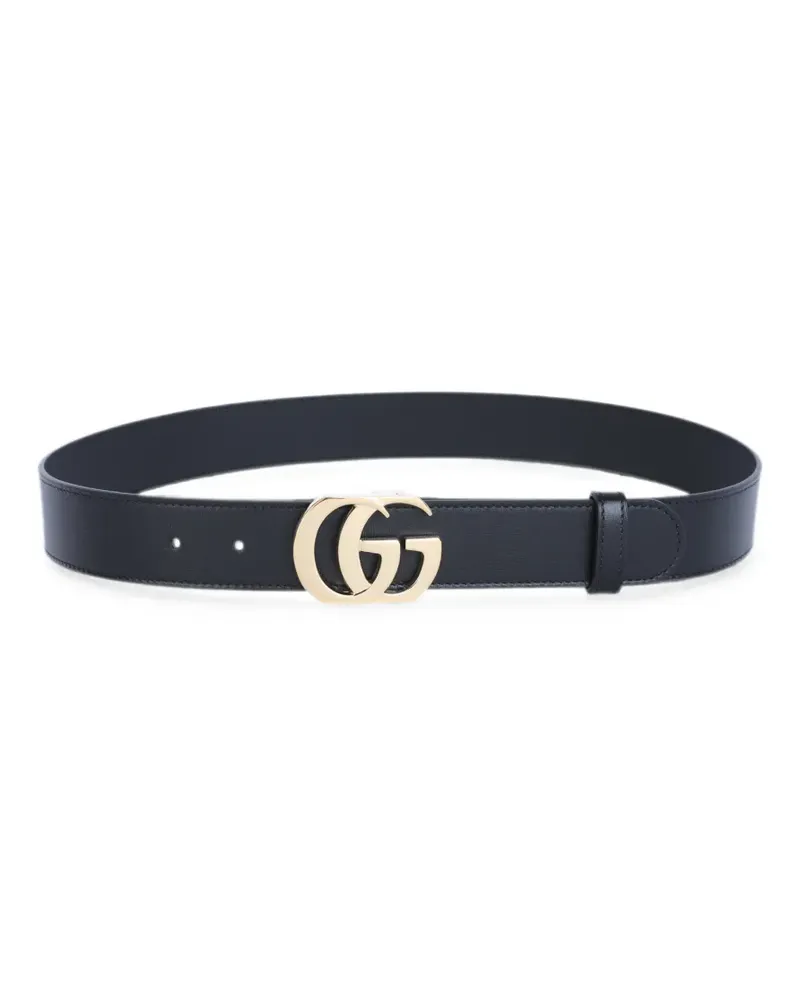 Gucci GG Marmont logo belt - Schwarz Schwarz