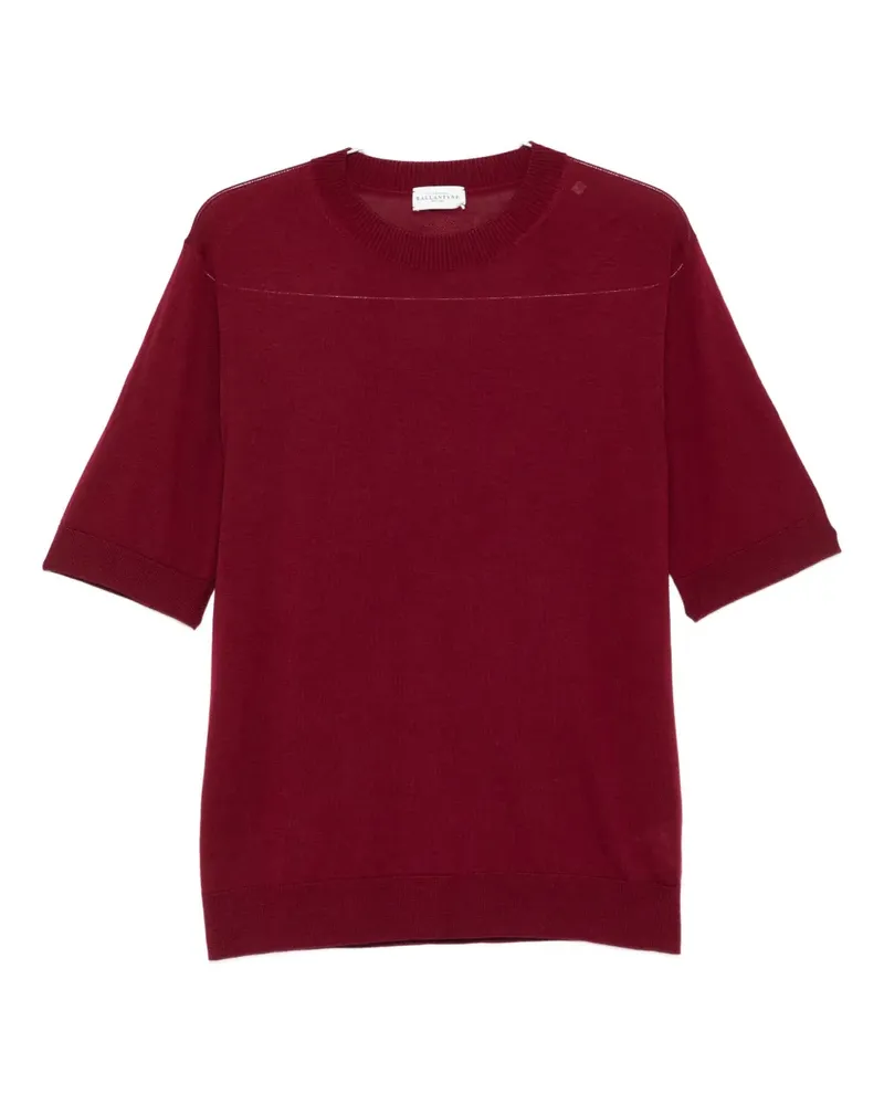 Ballantyne crew-neck wool T-shirt - Rot Rot