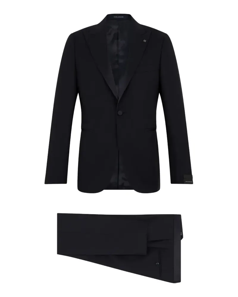 Tagliatore peak-lapel single-breasted suit - Blau Blau