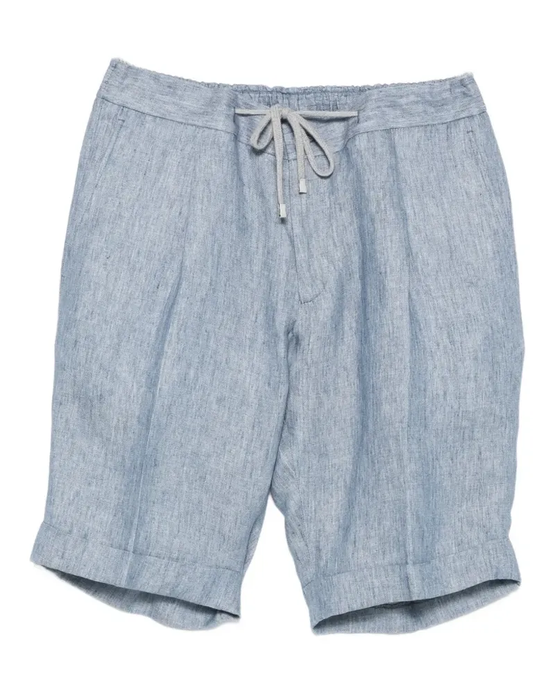 BARBA Capri drawstring shorts - Blau Blau