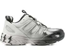 Sneakers mit Mesh-Einsatz - Grau