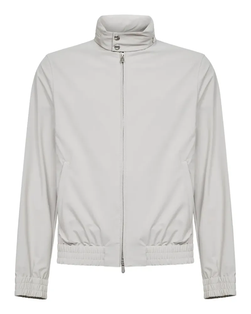 Brunello Cucinelli Jacke mit Druckknöpfen und Reißverschluss - Grau Grau