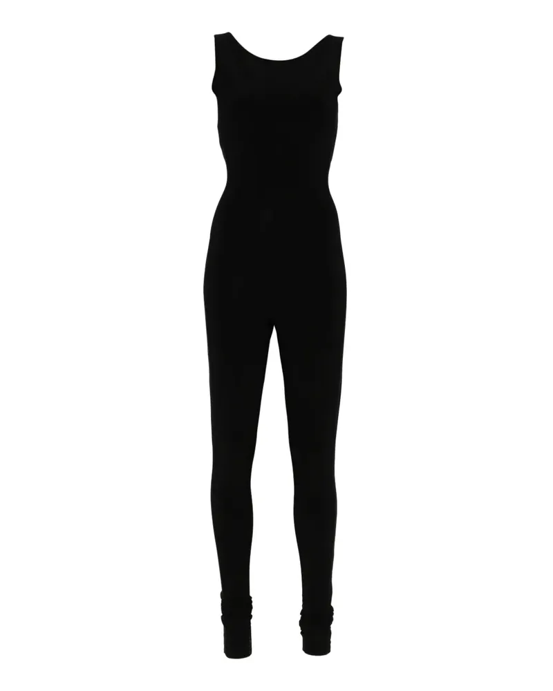 Norma Kamali Ärmelloser Jumpsuit - Schwarz Schwarz