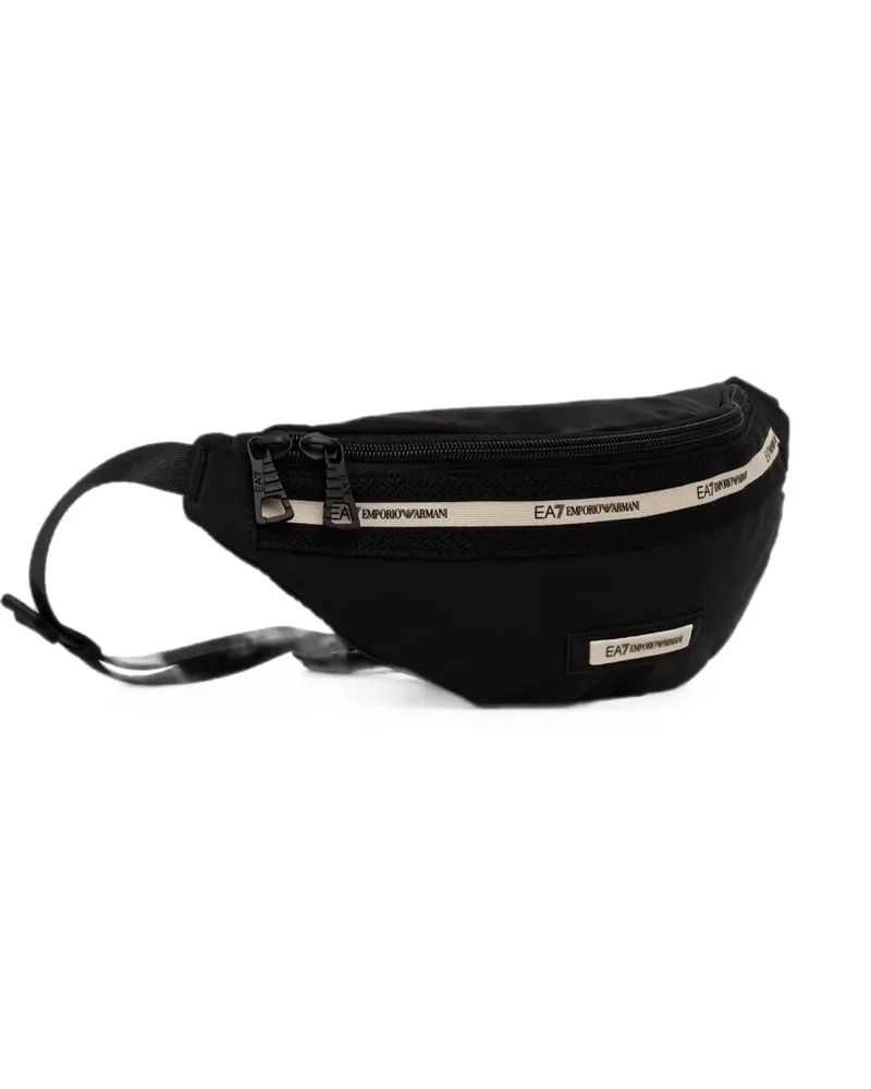 EA7 logo-tape belt bag - Schwarz Schwarz