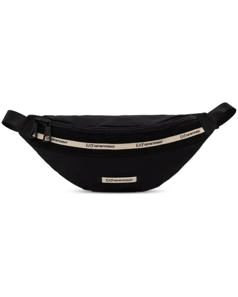 EA7 logo-tape belt bag - Schwarz Schwarz