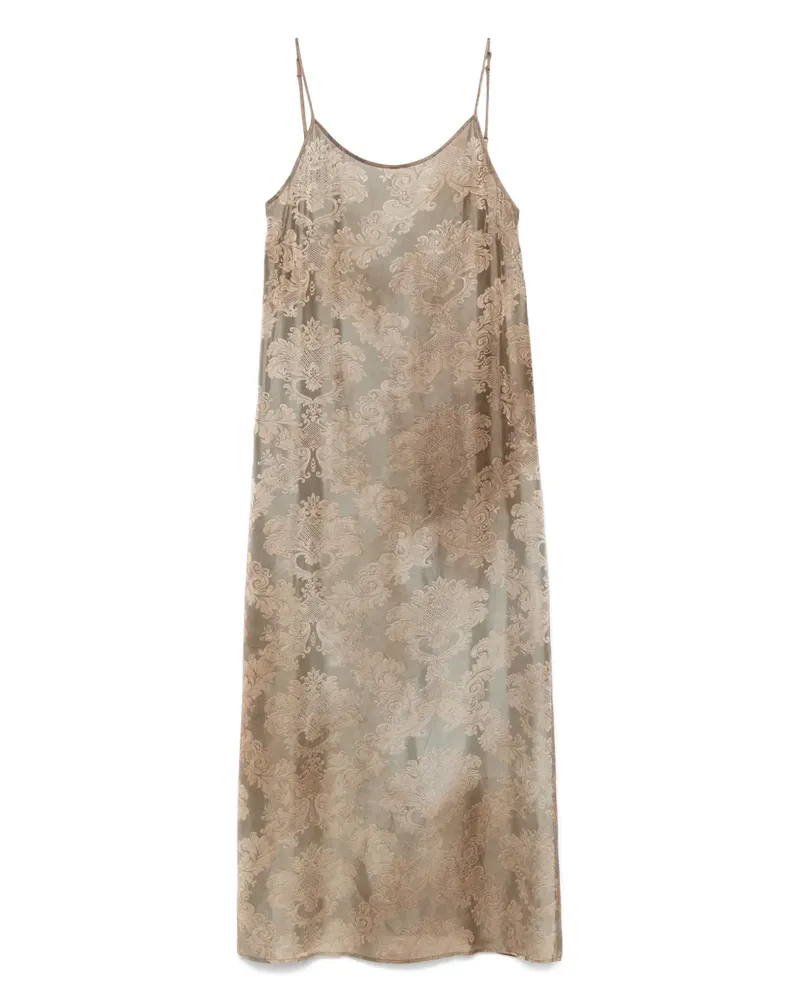 Uma Wang Anaya Midikleid - Braun Braun