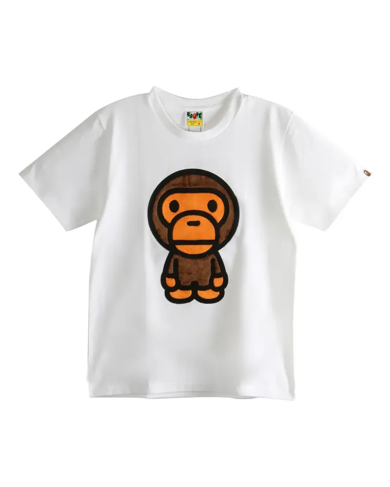 BAPE appliqué T-shirt - Weiß Weiß