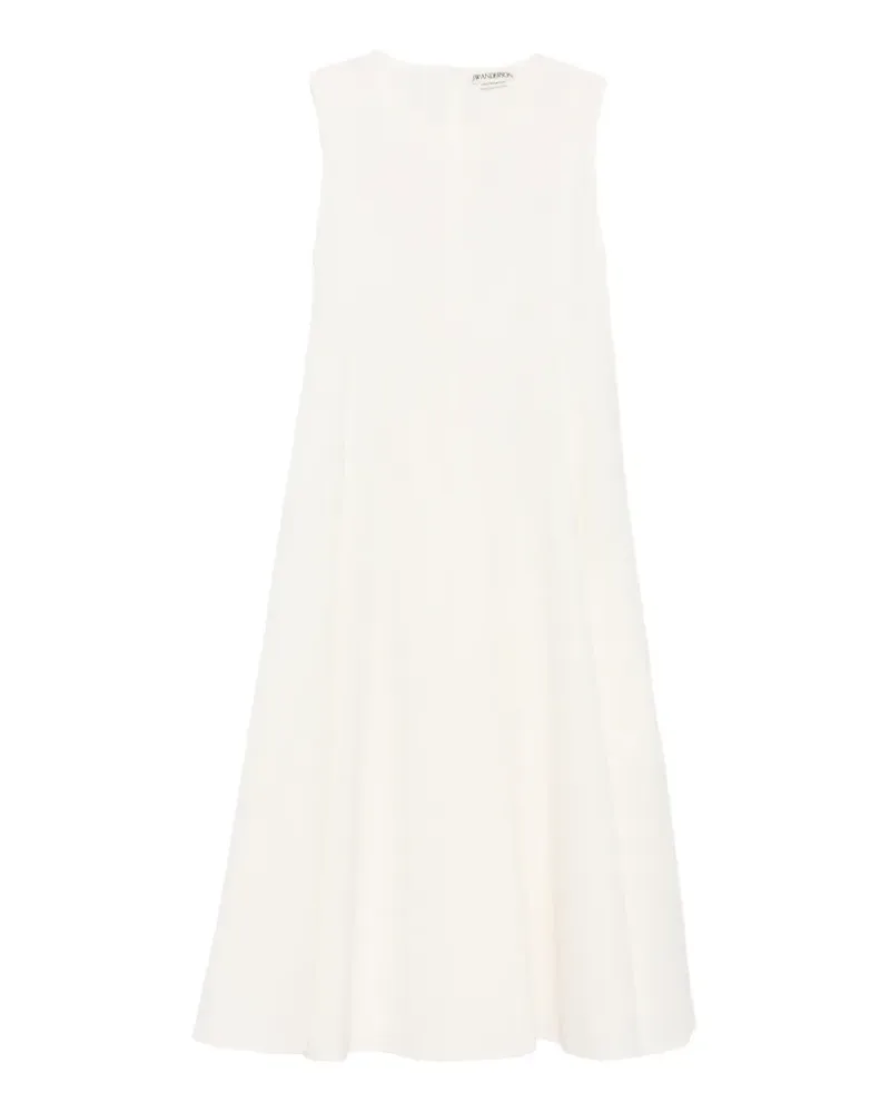 J.W.Anderson Midikleid mit Schleifen - Weiß Weiß