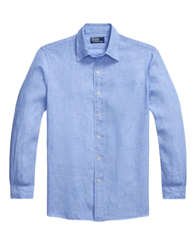 Ralph Lauren Hemd aus Leinen - Blau Blau