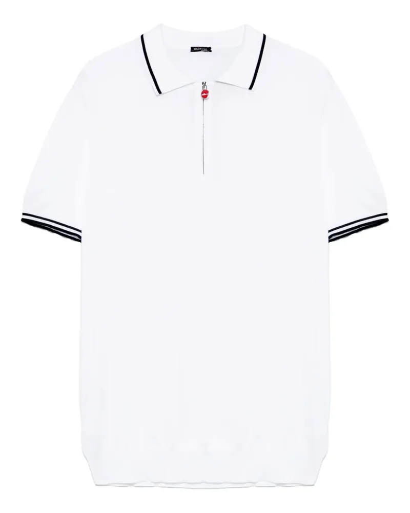 Kiton Ciro Poloshirt - Weiß Weiß