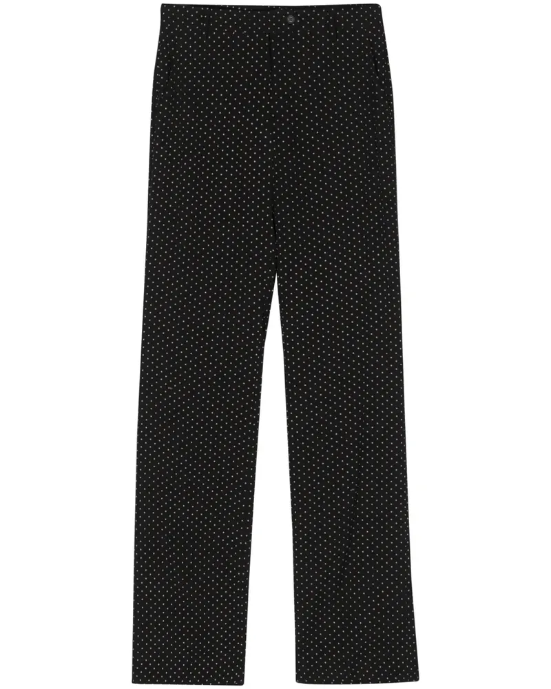 N° 21 Gerade High-Waist-Hose - Schwarz Schwarz