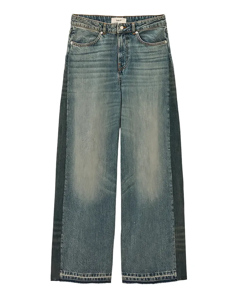 ba&sh Zweifarbige Jeans - Blau Blau