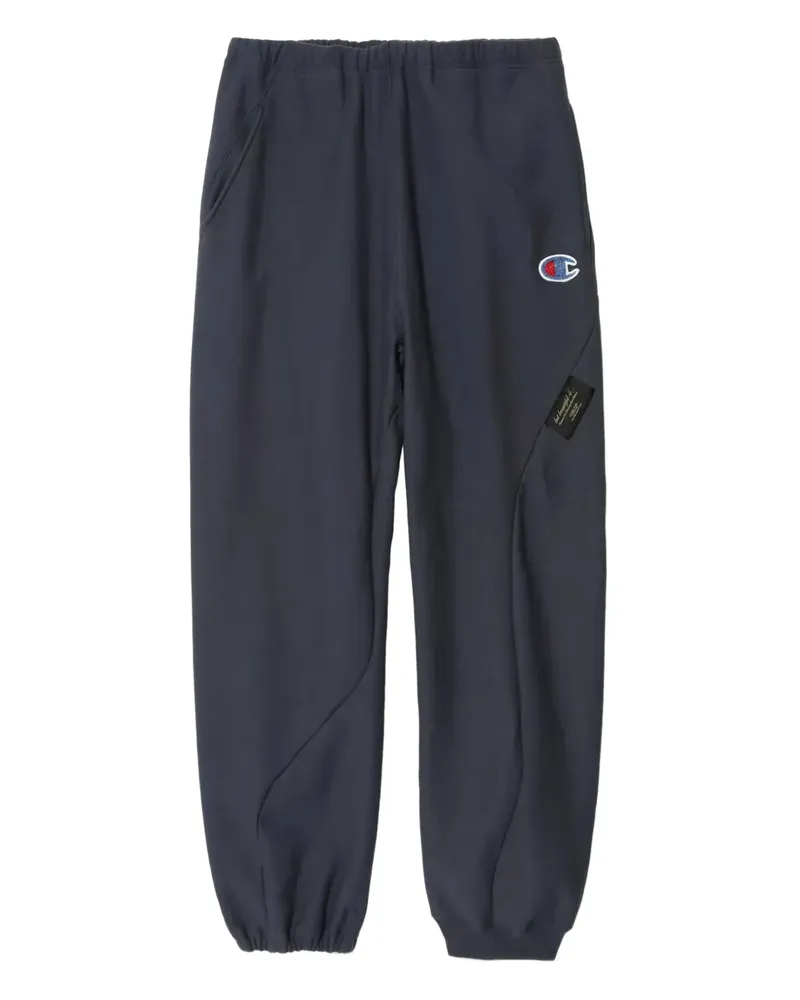 Undercover x Champion Jogginghose mit Logo-Patch - Blau Blau