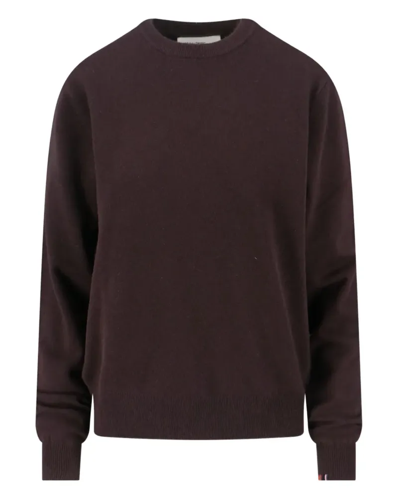 extreme cashmere Be Classic Pullover mit Rundhalsausschnitt - Braun Braun