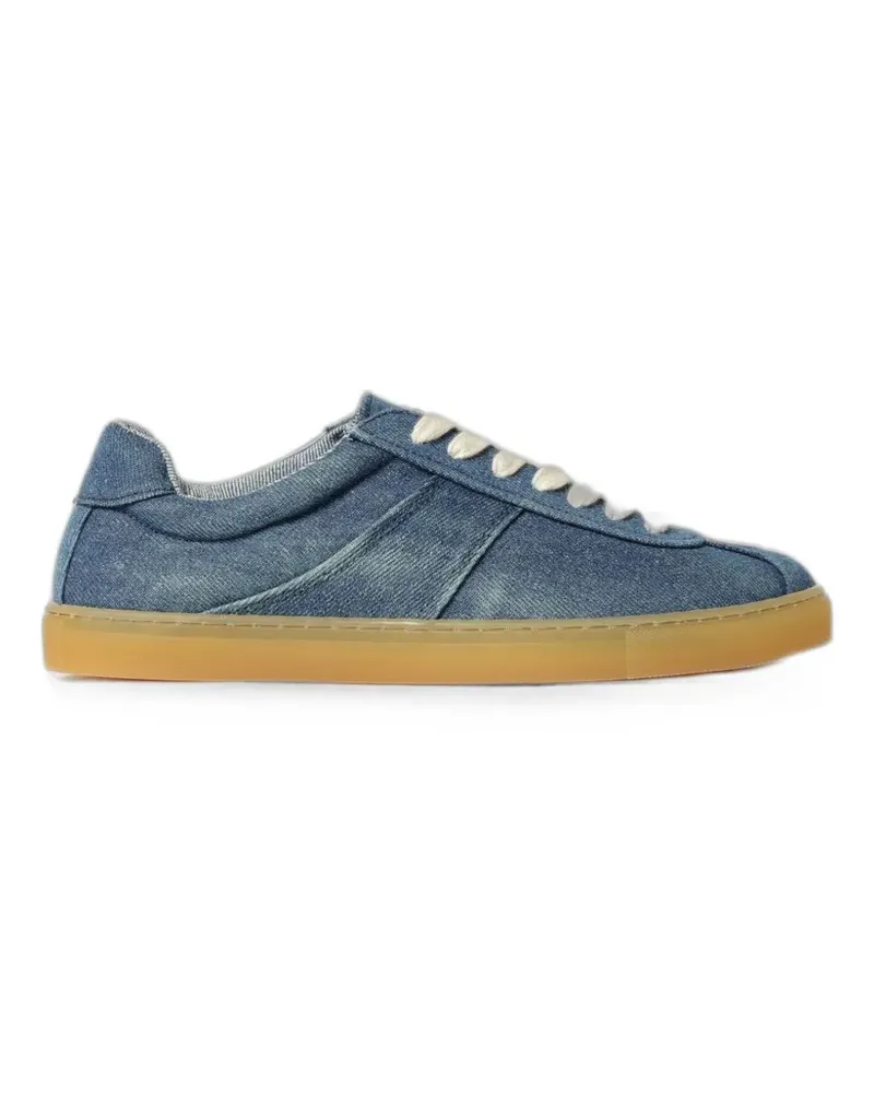 Copenhagen washed-denim sneakers - Blau Blau