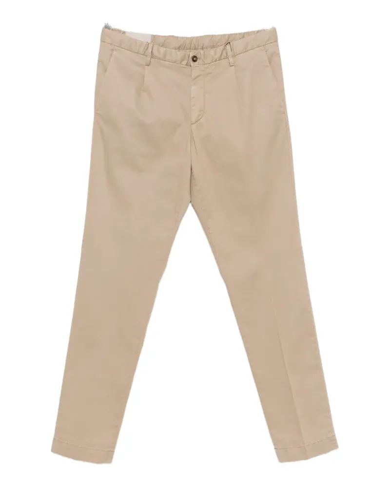 Corneliani pressed-crease trousers - Nude Nude
