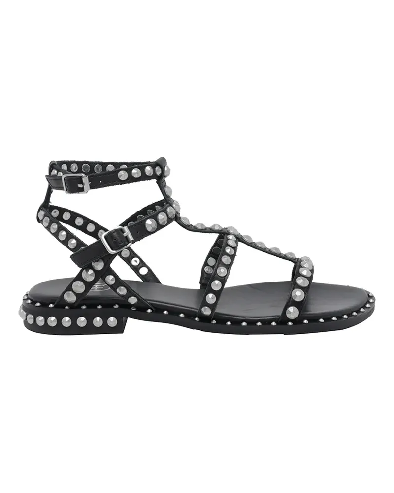ash Precious stud-embellished leather sandals - Schwarz Schwarz