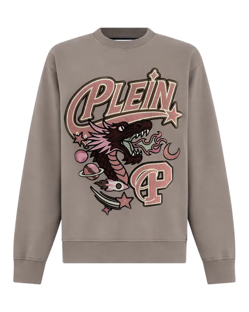 Philipp Plein Space Dragon Sweatshirt - Nude Nude