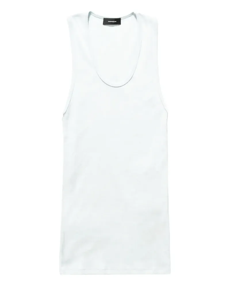 WARDROBE.NYC Geripptes Trägershirt - Blau Blau