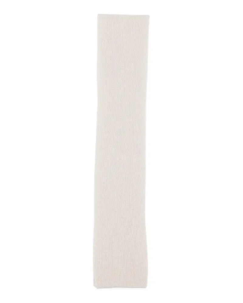 N.Peal Gerippter Kaschmirschal - Nude Nude