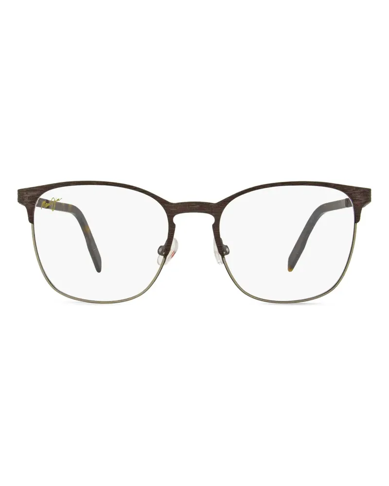 Maui Jim Brille mit eckigem Gestell - Braun Braun