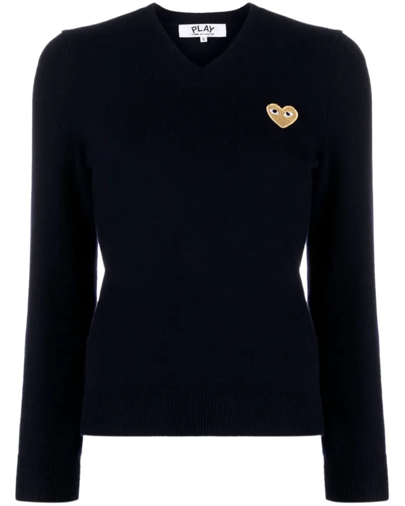 Comme des Garçons Pullover mit V-Ausschnitt - Blau Blau