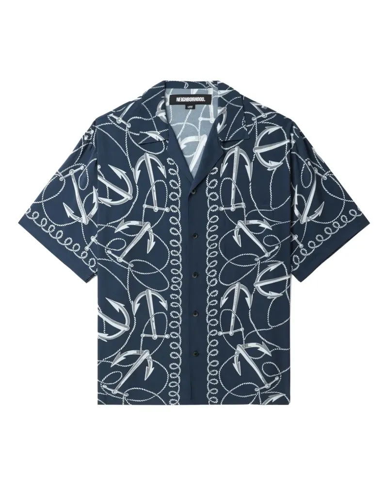 Neighborhood Klassisches Hemd - Blau Blau