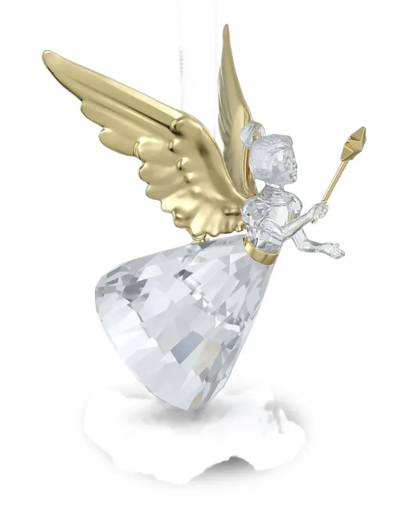Swarovski Holiday Magic crystal-embellished angel ornament (7.8cm x 6.2cm x 6.5cm) - Weiß Weiß