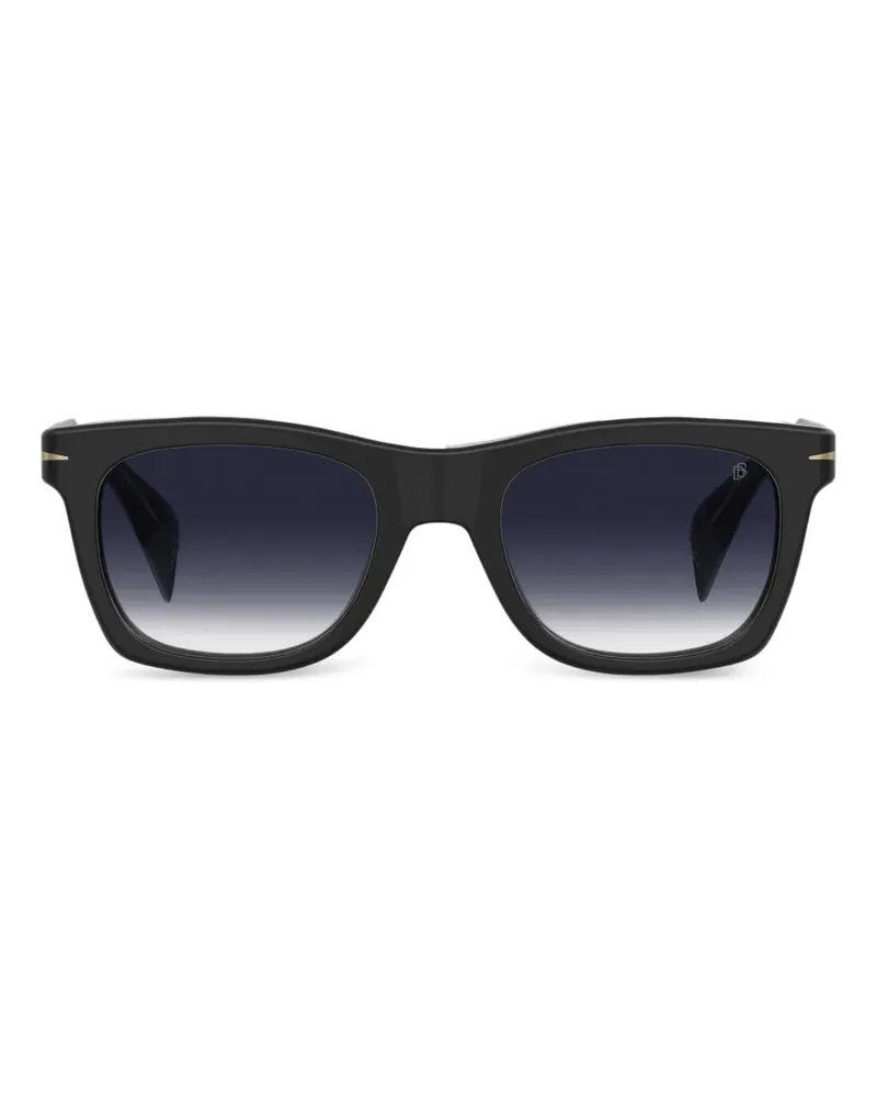 EYEWEAR by DAVID BECKHAM Sonnenbrille mit eckigem Gestell - Schwarz Schwarz