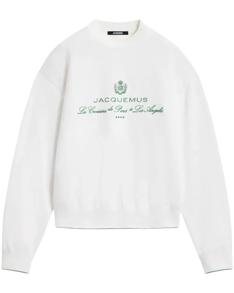Jacquemus La Maille Venice Sweatshirt - Weiß Weiß