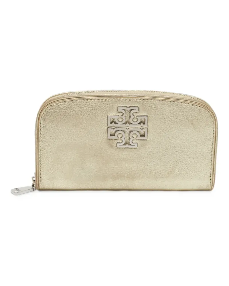 Tory Burch Britten Portemonnaie mit Reißverschluss - Nude Nude