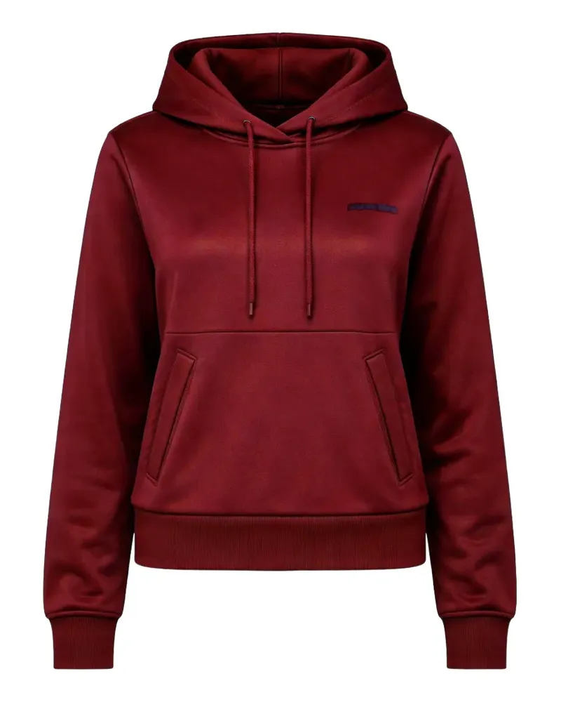 Calvin Klein drawstring-detail hoodie - Rot Rot