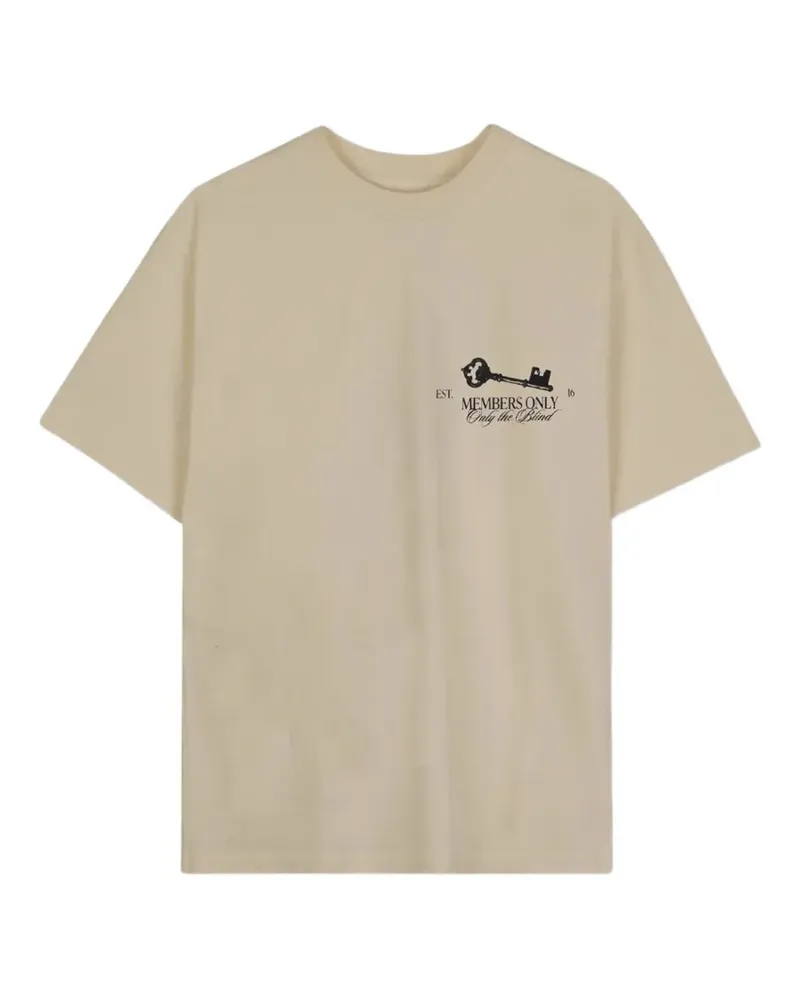 ONLY THE BLIND T-Shirt mit grafischem Print - Nude Nude
