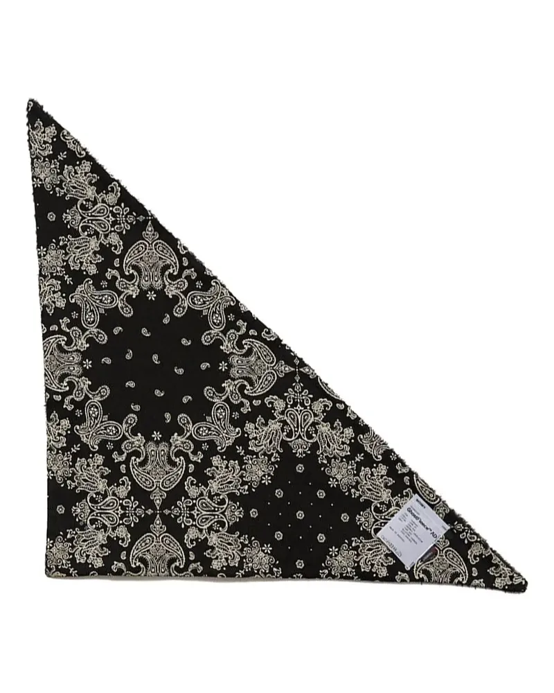Satisfy Schal mit Paisleymuster - Schwarz Schwarz