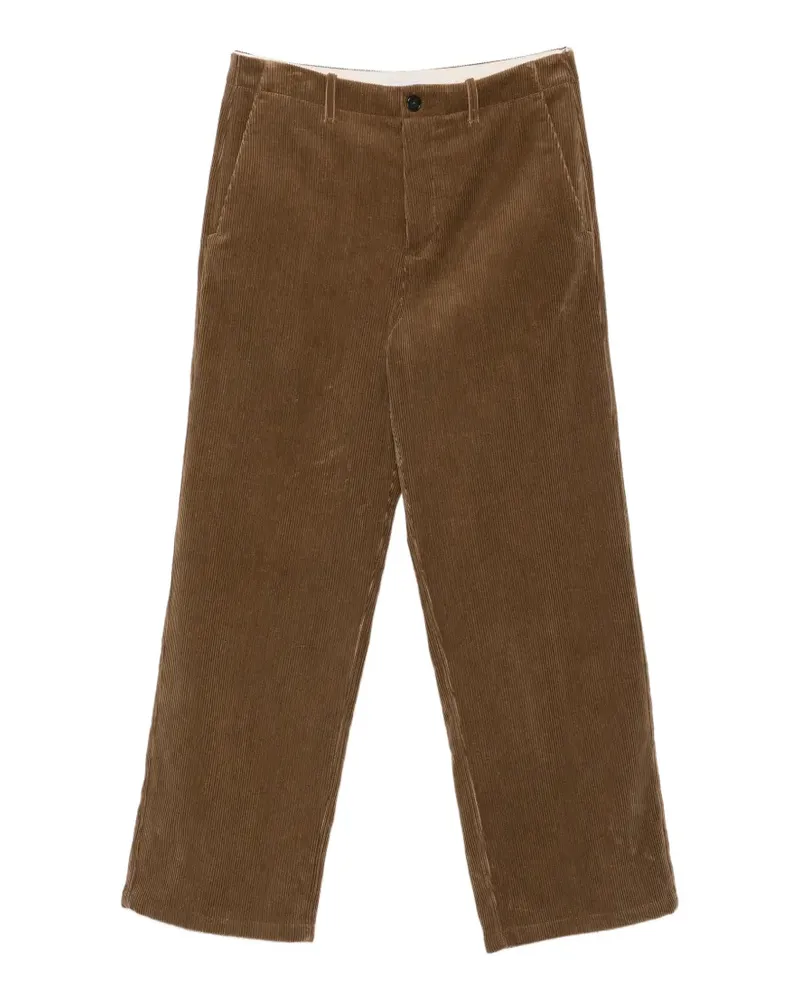 Jil Sander Hose aus Cord - Braun Braun