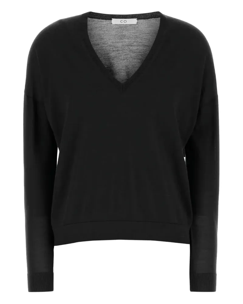 Co V-neck cashmere sweater - Schwarz Schwarz