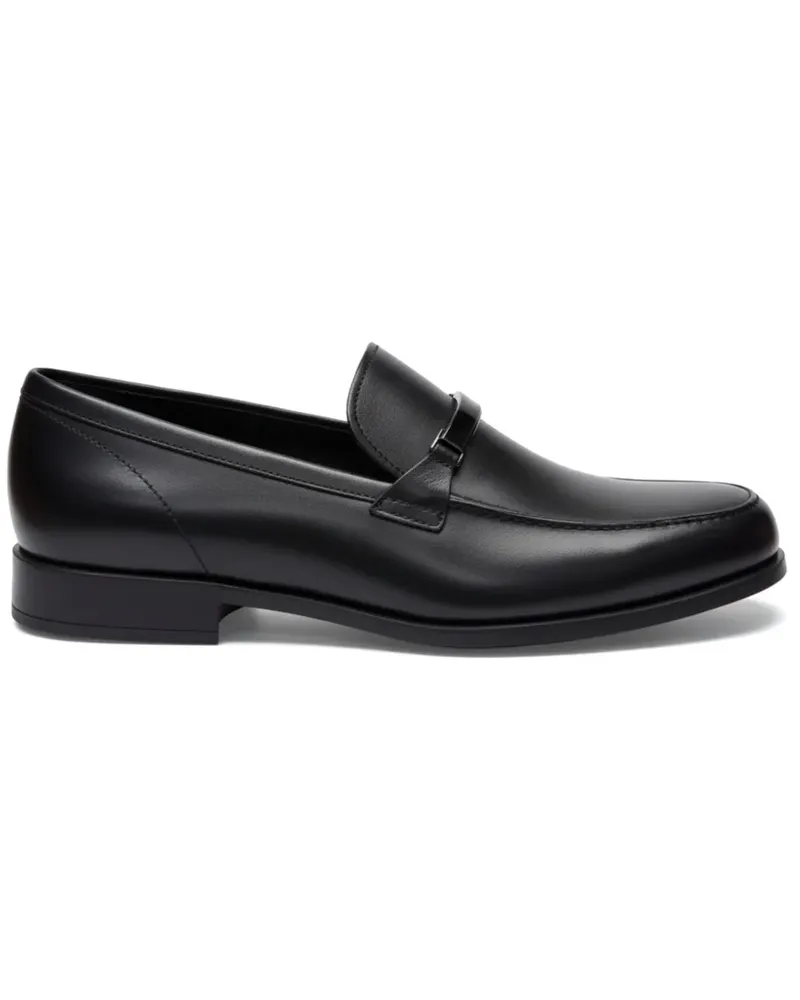 TOD'S leather loafers - Schwarz Schwarz