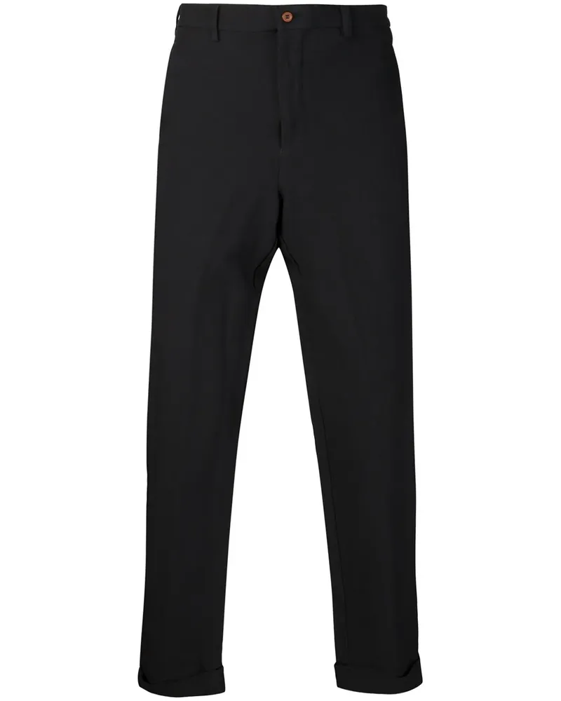 Comme des Garçons Elegante Cropped-Hose - Schwarz Schwarz