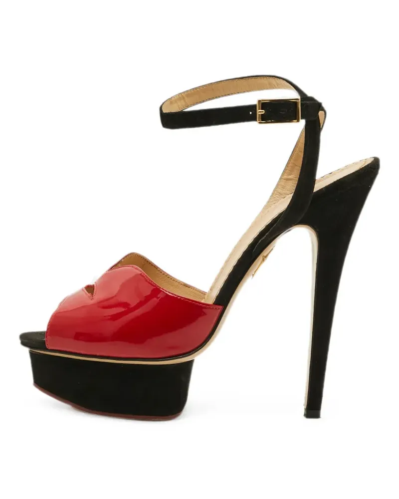 Charlotte Olympia Olympia open-toe platform sandals - Schwarz Schwarz
