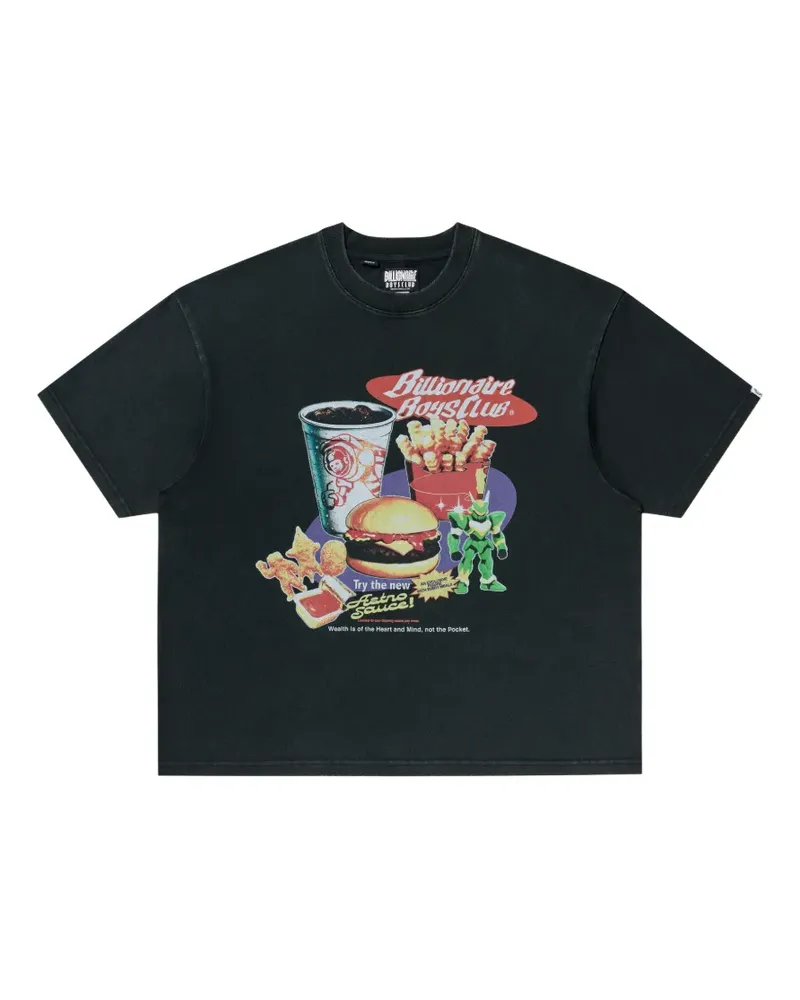 Billionaire Boys Club Astro Sauce T-Shirt mit grafischem Print - Schwarz Schwarz