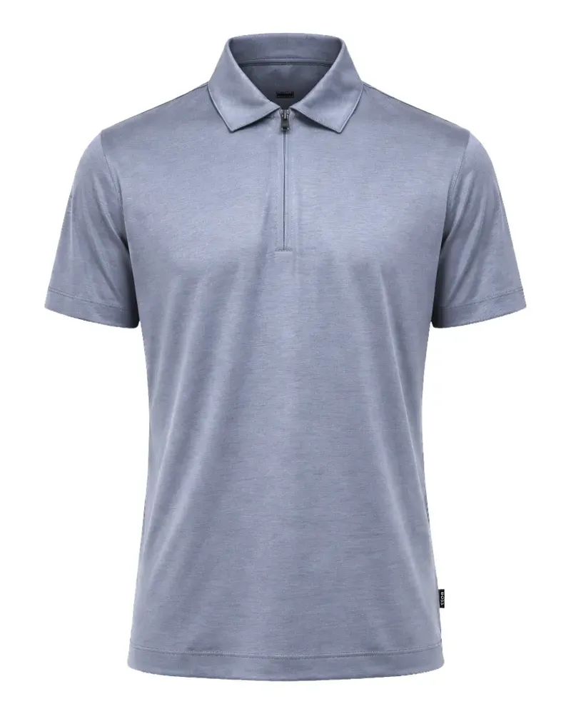 HUGO BOSS H-Paras 50 zip-fastening polo shirt - Blau Blau