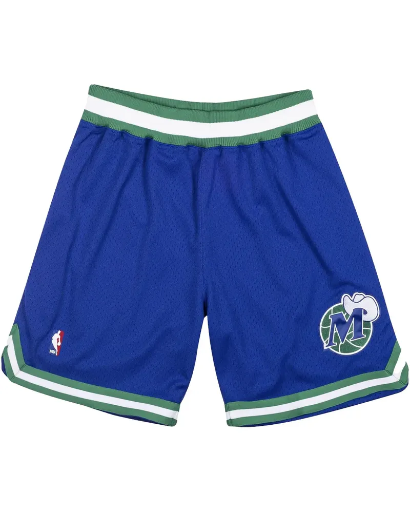 Mitchell & Ness Dallas Mavericks 1998/99 Authentic Shorts - Blau Blau