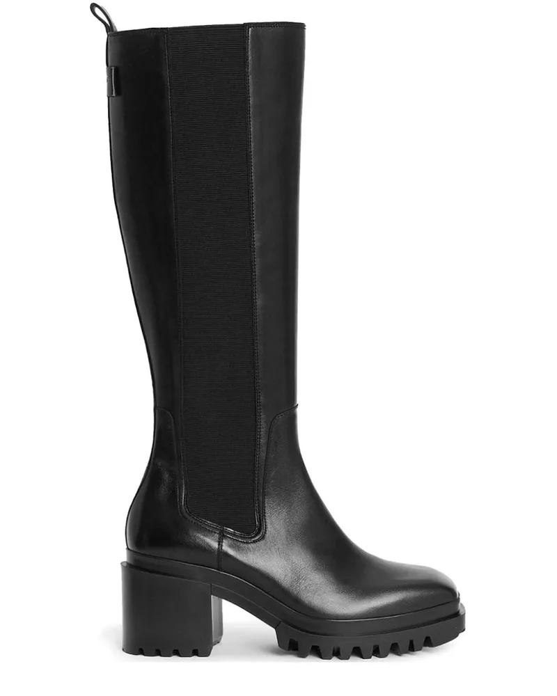 AllSaints Natalia Stiefel - Schwarz Schwarz