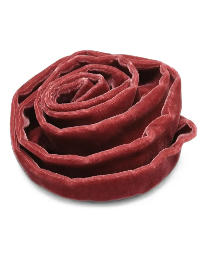 Maliparmi Brosche in Rosenform - Rot Rot