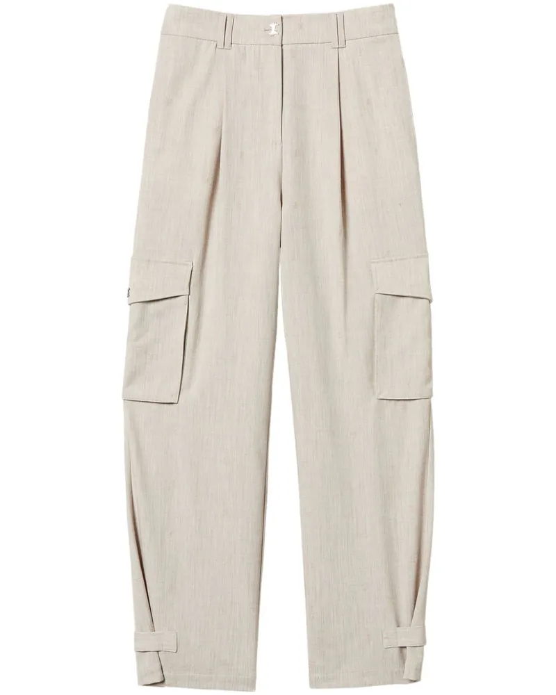 Twin-Set x MYFO Cargohose - Nude Nude