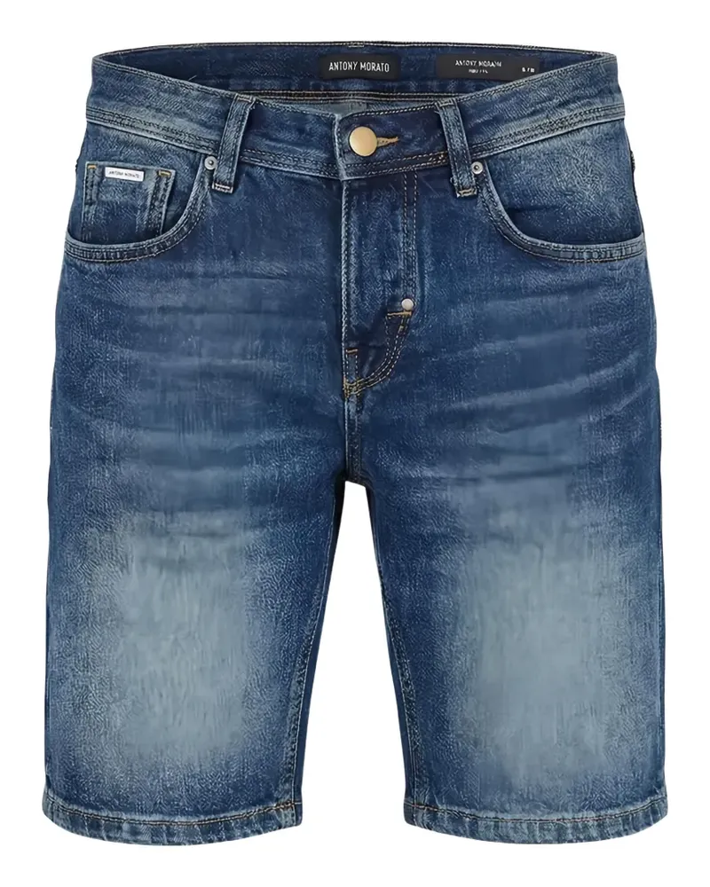 Antony Morato faded-effect denim shorts - Blau Blau