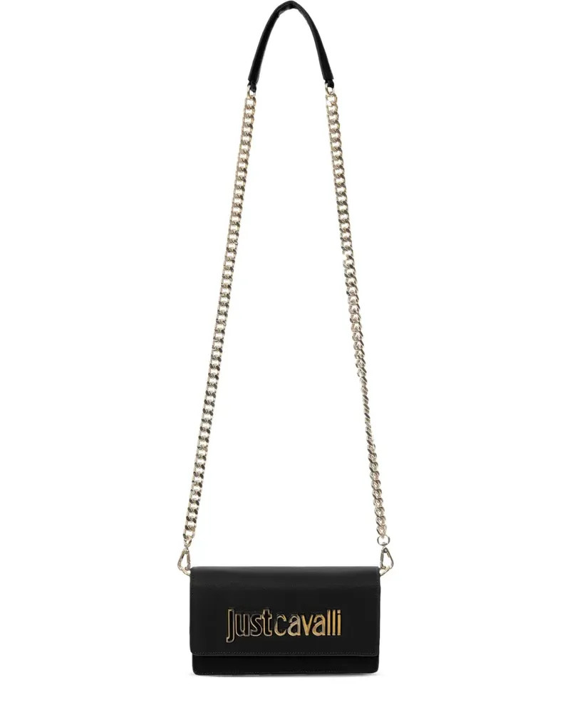 Just Cavalli Umhängetasche mit Logo - Schwarz Schwarz